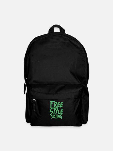 Trick Park Freestyle Skier Ski Freestyle Skifahren - Rucksack - Schwarz