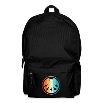 MIDI Cable Synthesizer Electronic Music - Backpack - black - Front
