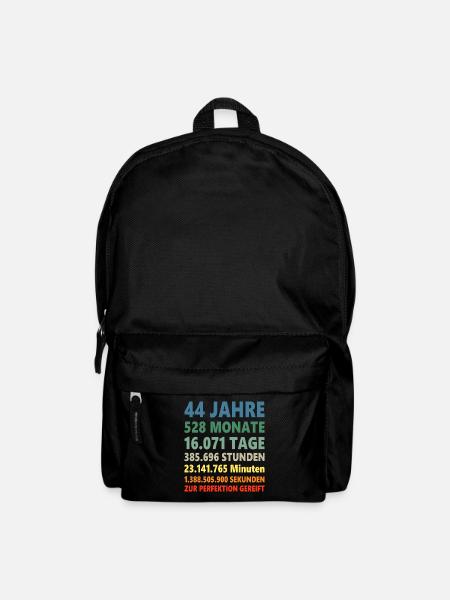 44ter Geburtstag 44 Jahre 44. Geschenk - Rucksack - Schwarz