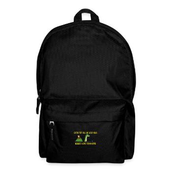 Loch Ness Monster Fish And Chips - Backpack - black - Front