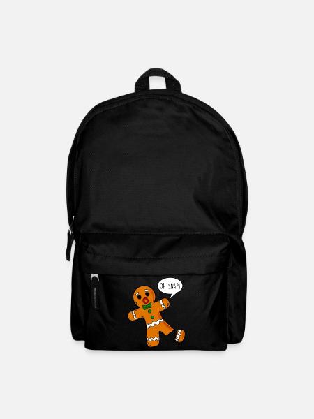 Weihnachtskeks - Oh snap! - Rucksack - Schwarz