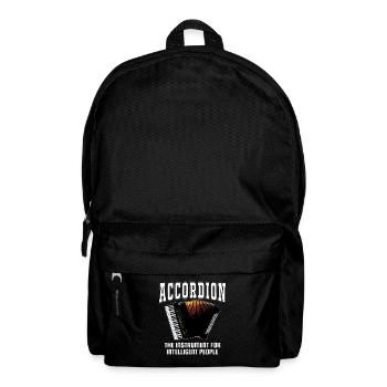 Funny Accordion Instrument Jazz Marching Band Gift - Backpack - black - Front