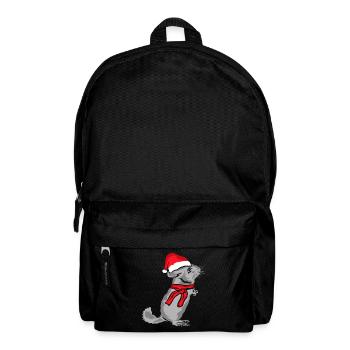 Chinchilla Weihnachten - Rucksack - Schwarz - Vorne