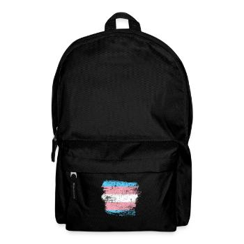 Transgender flag - Backpack - black - Front