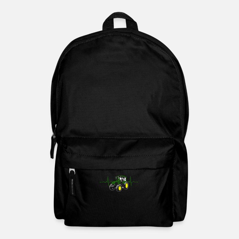 Herzschlag Traktor - Rucksack - Schwarz