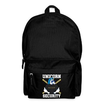 Unicorn Security - Rucksack - Schwarz - Vorne