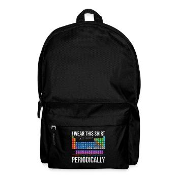 Tenue de chimie - Sac à dos - noir - Devant