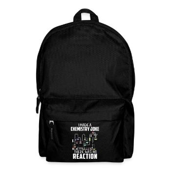 Chimie blague réaction - Sac à dos - noir - Devant