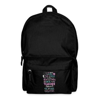 School Secretary - Backpack - black - Front