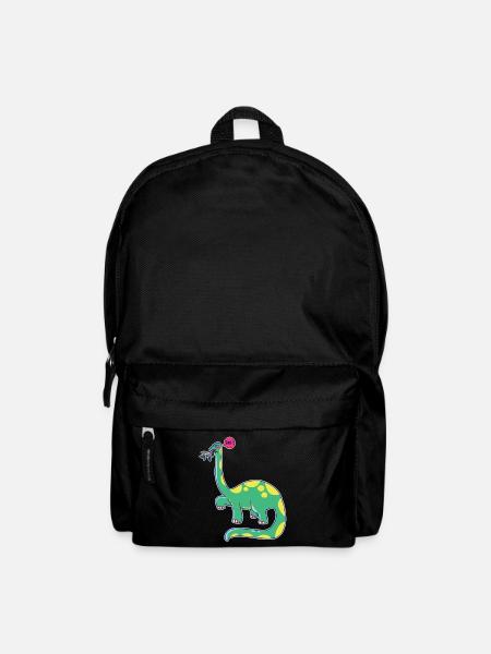 Dinosaurier hat schlechte Laune - Rucksack - Schwarz