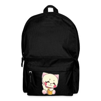 Cat middle finger Stinky finger Fuck You arrogant - Backpack - black - Front
