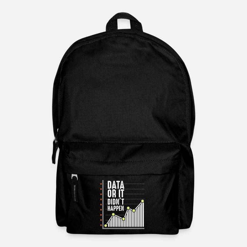 Daten Nerd Analytiker Statistiker Wissenschaftleri - Rucksack - Schwarz