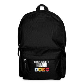 Humour sarcasme - Sac à dos - noir - Devant