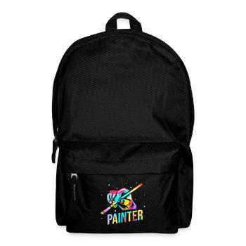 Cadeau peintre - Sac à dos - noir - Devant
