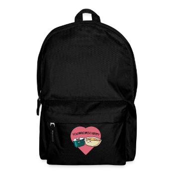 Sushi You Maki Miso Happy Kawaii Japan Geschenk - Rucksack - Schwarz - Vorne