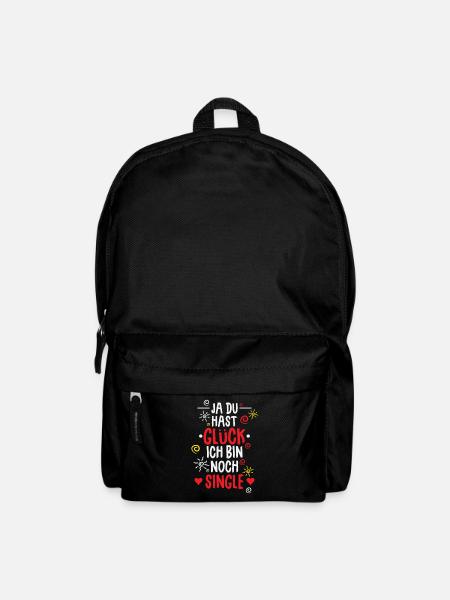 Single Party für Alleinstehende - Rucksack - Schwarz