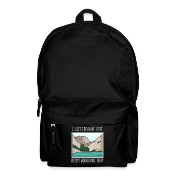 Rocky Mountains - Rucksack - Schwarz - Vorne