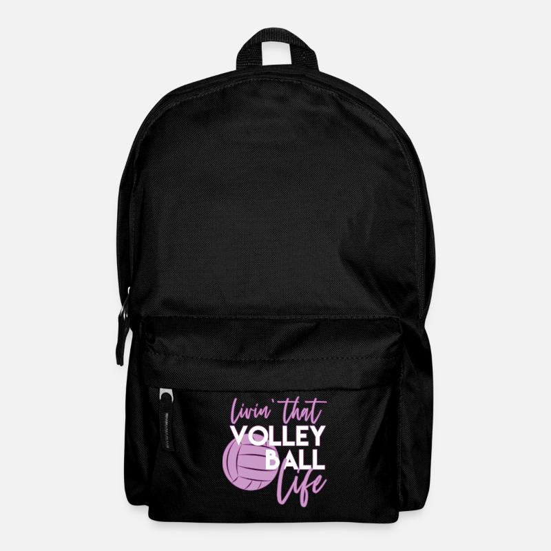 Volleyball - Rucksack - Schwarz