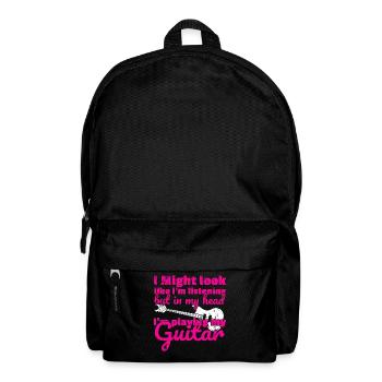 Guitar player guitar - Backpack - black - Front