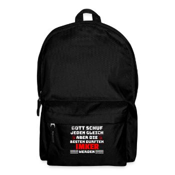 Imker Bienen Spruch - Rucksack - Schwarz - Vorne