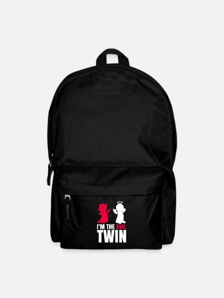 Zwillinge Geschenk - Rucksack - Schwarz