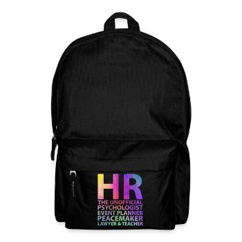 HR The Unofficial Psychologist Event Planner - Rucksack - Schwarz - Vorne