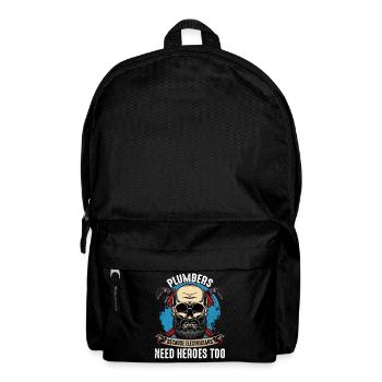 Klempner - Rucksack - Schwarz - Vorne
