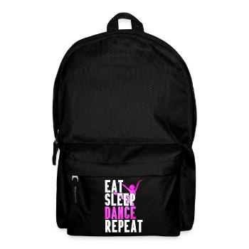 Food Sleep Dance Repetition - Backpack - black - Front