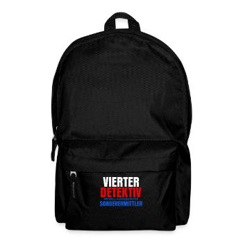 Detektiv - Rucksack - Schwarz - Vorne