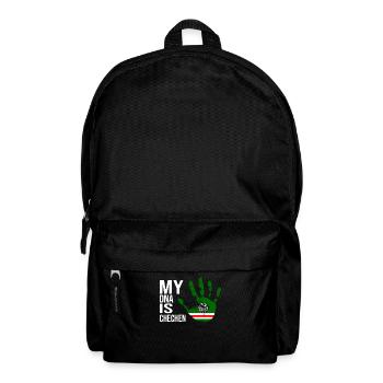 Chechen Flag, My DNA Is Chechnya, Chechnyan - Rucksack - Schwarz - Vorne