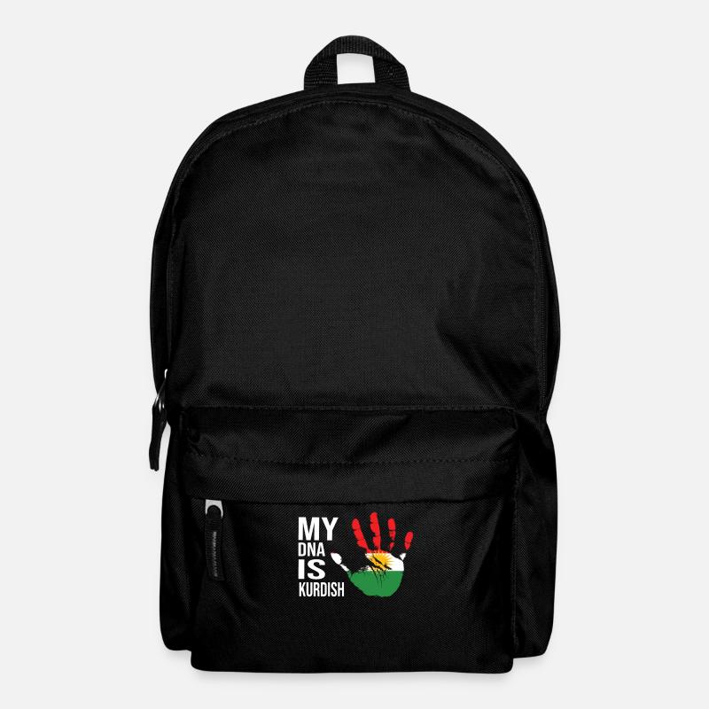 Kurdistan Flag, My DNA Is Kurdish, Cool Kurdish - Backpack - black