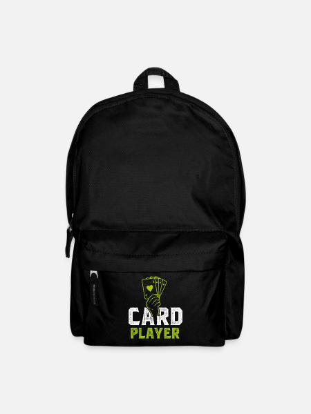 Kartenspiel - Rucksack - Schwarz