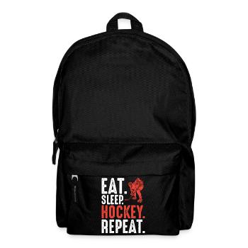 Eishockey - Rucksack - Schwarz - Vorne