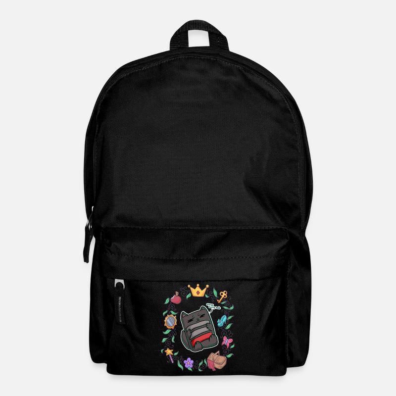 faule Katze chillen fairy tale - Rucksack - Schwarz