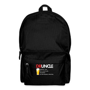 Godfather Uncle Beer Alcohol Celebration Party - Backpack - black - Front