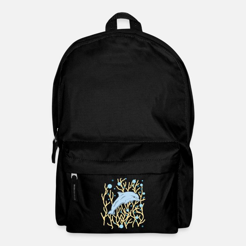 Delfin - Rucksack - Schwarz