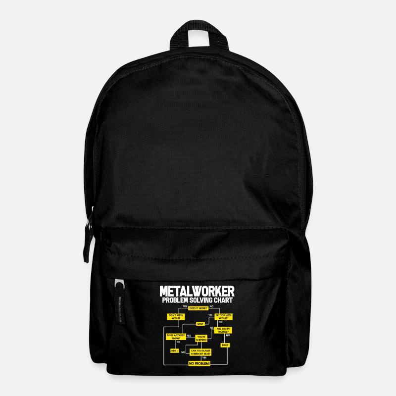 Metal workers metal workers metal welding locksmiths - Backpack - black