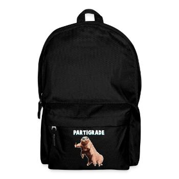 Tardigrade water bear microbiologist student party - Backpack - black - Front