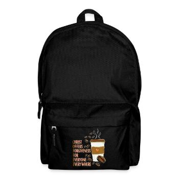 Christus Kaffee Christlich Kirche Koffein Pastor - Rucksack - Schwarz - Vorne