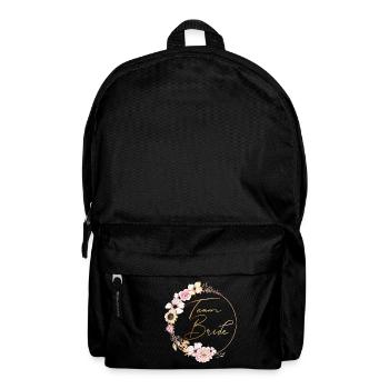 peachy_wreath_team_bride - Rucksack - Schwarz - Vorne