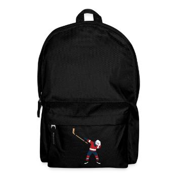 Hockeyspieler Hockey Dabbing Dab - Rucksack - Schwarz - Vorne