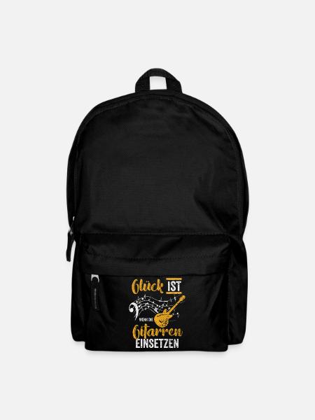 Gitarre Musiker - Rucksack - Schwarz