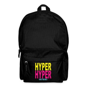 90s 90s party 90s techno 90 years - Backpack - black - Front