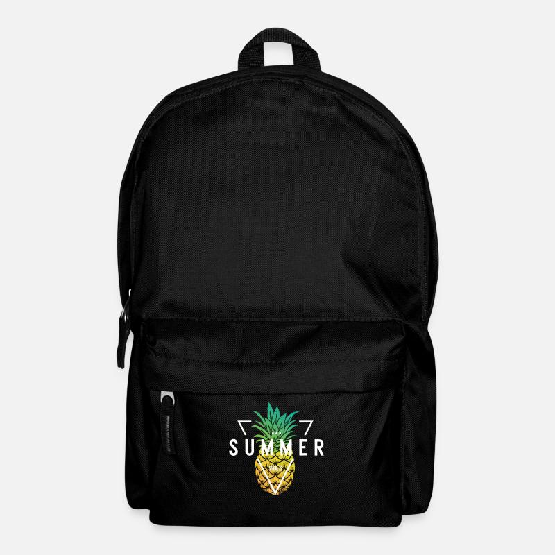 Ananas Summer Vibes Sommer Gefühle - Rucksack - Schwarz