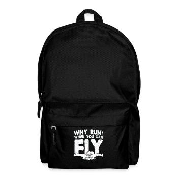 Schwimmen Schwimmer Geschenk - Rucksack - Schwarz - Vorne