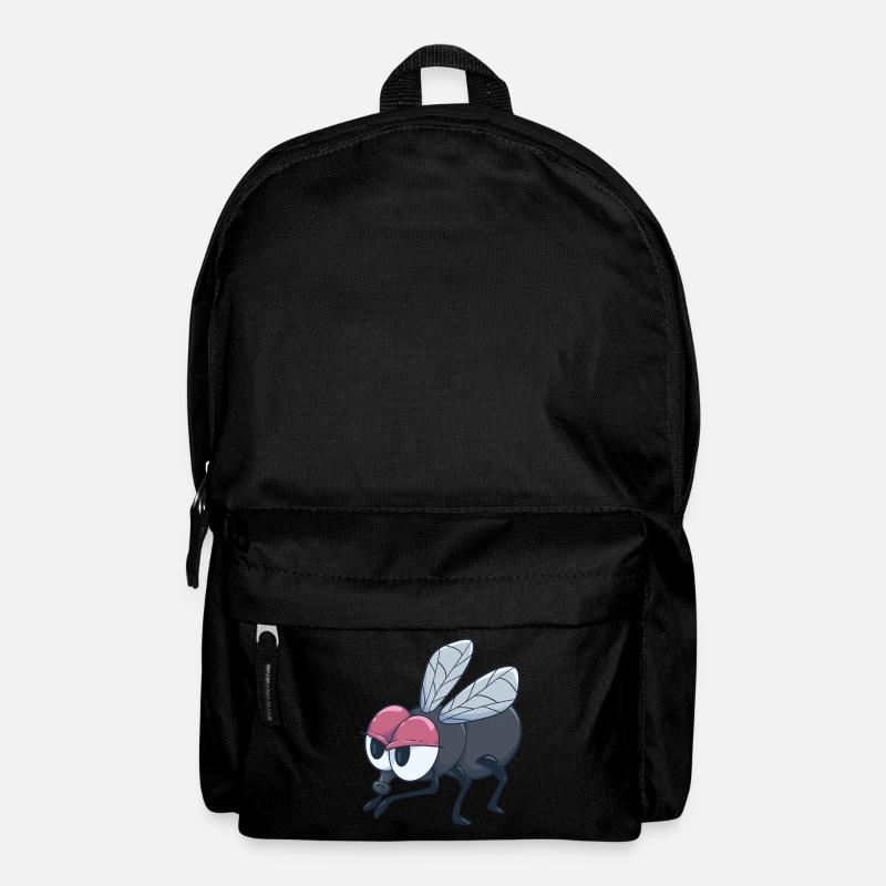 Fly mosquito insect funny gift - Backpack - black