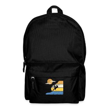 Frauen Klettern Bouldern Kletterin Klettersport - Rucksack - Schwarz - Vorne