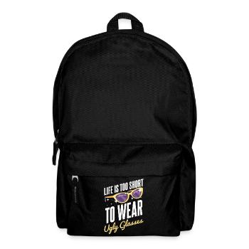 Optiker Humor Augenoptiker Lustiger Spruch - Rucksack - Schwarz - Vorne
