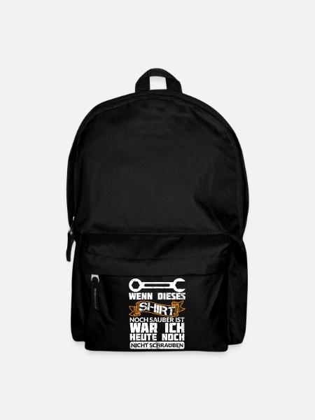 ICH WAR HEUTE NOCH NICHT SCHRAUBEN - Rucksack - Schwarz
