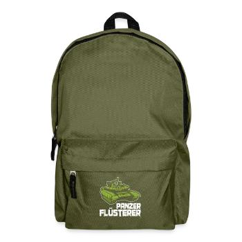 Panzer Flüsterer Soldat Arme Soldaten Fun Geschenk - Rucksack - Olivgrün - Vorne